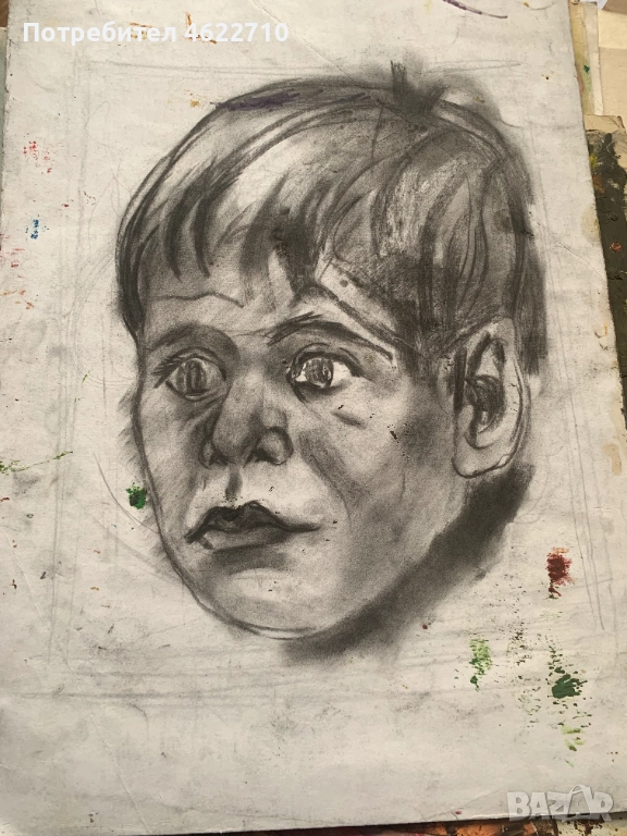 рисунка детски портрет , снимка 1