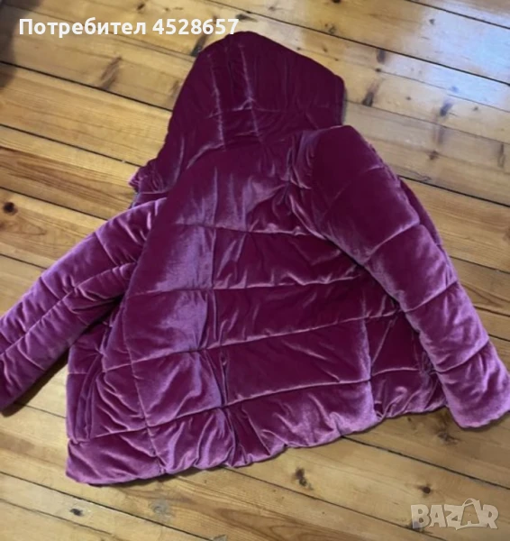 Детско тъмно лилаво яке, снимка 1