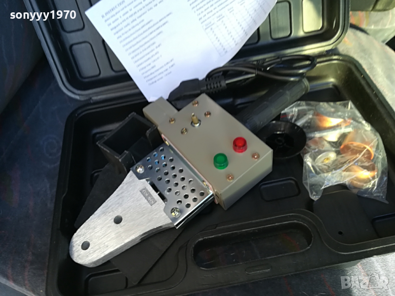 лепачка за тръби 3 глави с куфар 0604220952, снимка 1