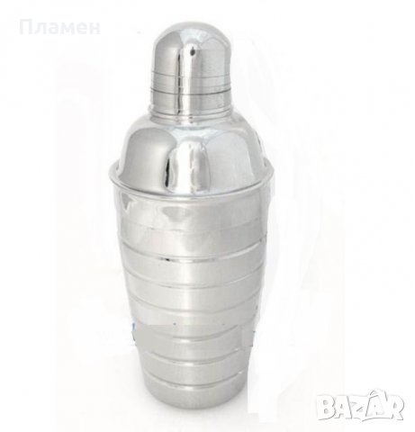 Метален бар шейкър за коктейли 3 части, снимка 2 - Обзавеждане за заведение - 35815598