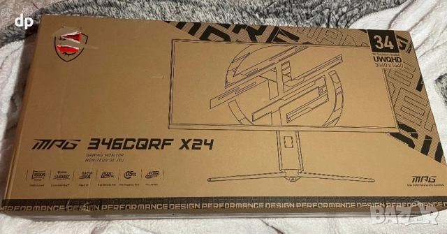 Чисто нов Геймърски монитор 34 инча MSI MPG 346CQRF X24, снимка 4 - Монитори - 52909338