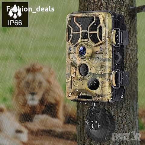Нова WiFi камера за дива природа лов 30MP Bluetooth нощно виждане , снимка 2 - IP камери - 42187854