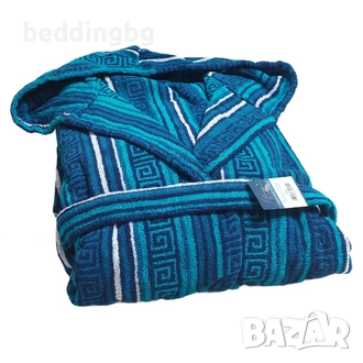 Луксозни #халати за баня "Яна Панагюрище" - Комфорт и качество (100% Памук, 400 гр/м²), снимка 6 - Хавлиени кърпи - 42589193