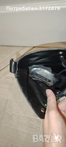 Боти Zara от естествена кожа , снимка 3 - Дамски боти - 52662733