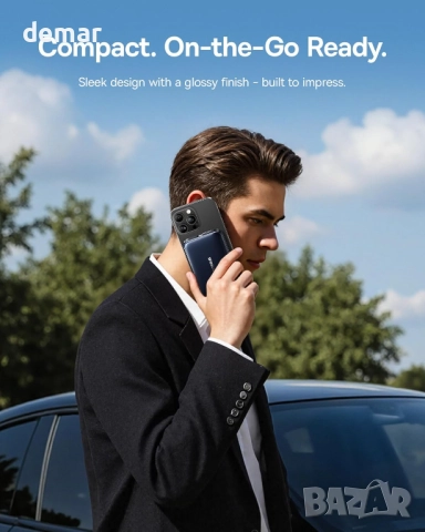 Външна батерия Baseus Picogo Magsafe, 10000mAh Qi2.2 сертифицирана, снимка 9 - Външни батерии - 52063706