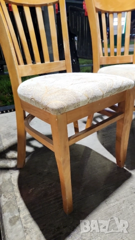 Дървени дъбови столове 2 броя, снимка 6 - Столове - 52665171