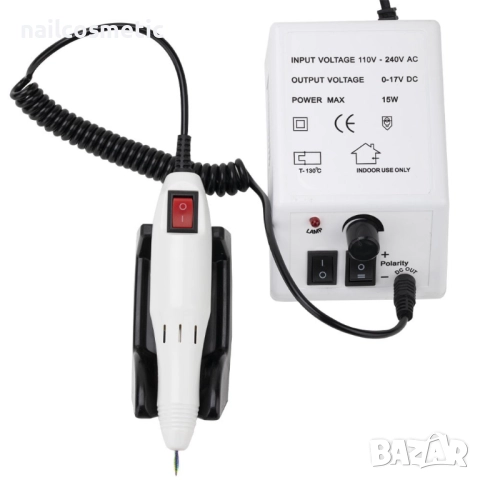 Нова! Професионална, електрическа пила за маникюр и педикюр!, снимка 4 - Продукти за маникюр - 9432603