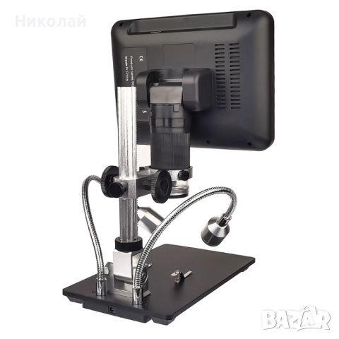 Микроскоп цифров с 7'' монитор и статив Andonstar AD206, снимка 3 - Друга електроника - 52288590