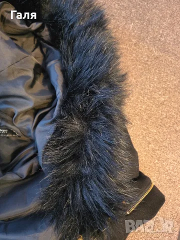 Черно палто Zara, снимка 5 - Палта, манта - 56269204