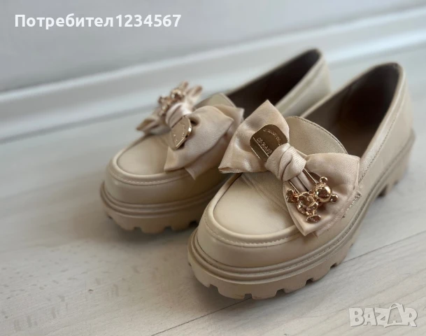 Страхотни мокасини с мече, снимка 3 - Дамски ежедневни обувки - 51008490