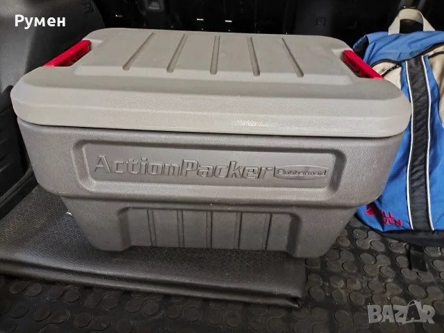 Кутия за транспортиране и съхранение RUBBERMAID Action Packer 35 - черна