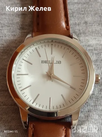 Чисто нов часовник BELLIS с кожена каишка много красив стилен дизайн 49821, снимка 11 - Дамски - 49661425
