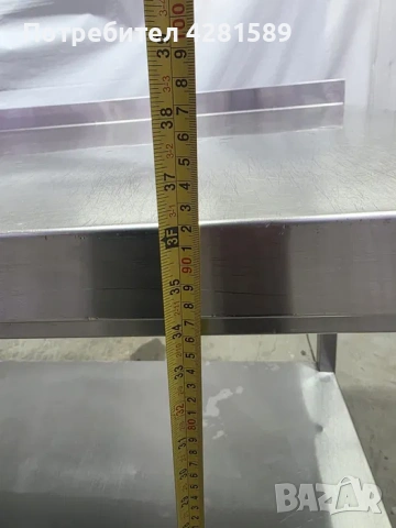 Немска работна маса от неръждаема стомана, снимка 6 - Други машини и части - 53656787