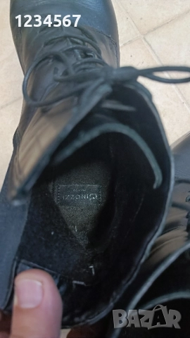 Дамски боти естествена кожа черни 39 номер, снимка 4 - Дамски боти - 52022959