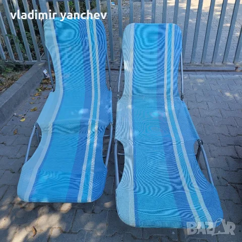 згъваеми шезлонги за плаж , снимка 2 - Къмпинг мебели - 55814915