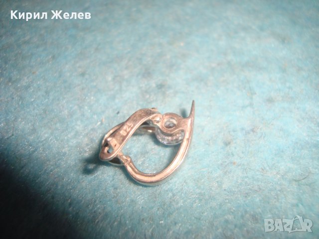 СКЪПОЦЕННА СРЕБЪРНА АРТ СЪРЦЕВИДНА ОБЕЦА СРЕБРО 925 с ЮВЕЛИРНО ФАСЕТИРАН ЦИРКОН 25712, снимка 11 - Обеци - 35818503