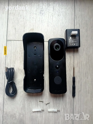 Смарт видео домофон LSC Smart Connect Video Doorbell 1296P HD, снимка 5 - Комплекти за видеонаблюдение - 53263975