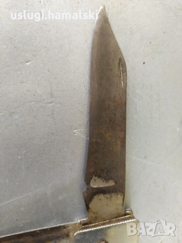 Стар руски сгъваем/джобен нож, снимка 5 - Антикварни и старинни предмети - 53720829