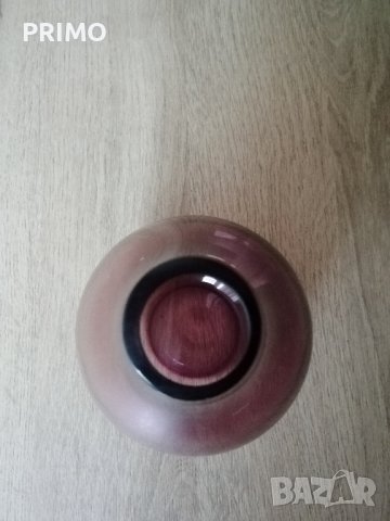 Ваза, стъклена, цветна, снимка 4 - Вази - 39336357