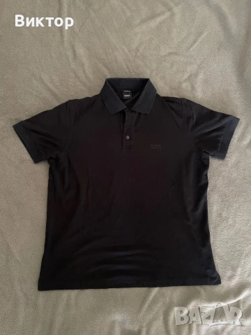 Boss Тениска Черна