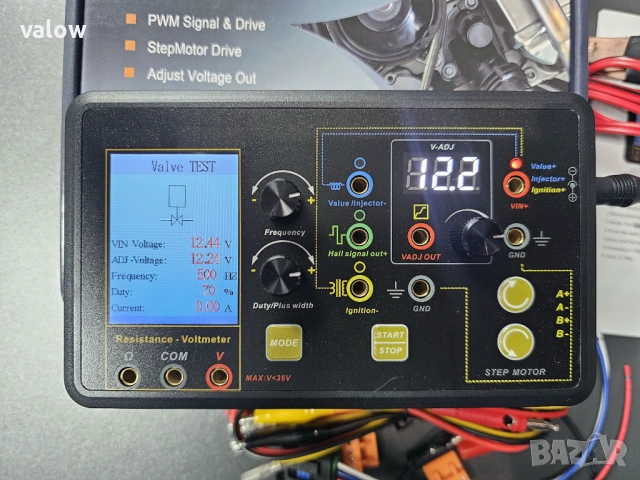 Автомобилен тестер инжектори дюзи ел клапани стъпков мотор и др., снимка 5 - Друга електроника - 53580918