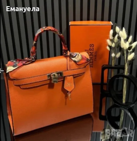 Hermes чанта естествена кожа