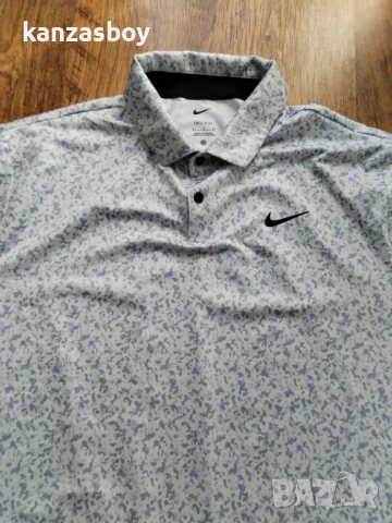 Nike Dri-FIT Tour Camo Golf Polo Purple - страхотна мъжка тениска КАТО НОВА ХЛ, снимка 7 - Тениски - 51009578