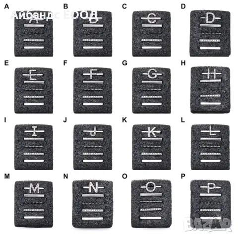 Сребърна декорация за каишка за Apple Watch ULTRA/SE/10/9/8/7/6/5, снимка 5 - Други - 49455100