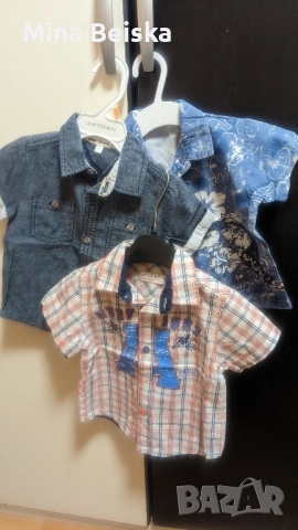 Бебшки летни дрехи рр80, снимка 5 - Панталони и долнища за бебе - 29257785