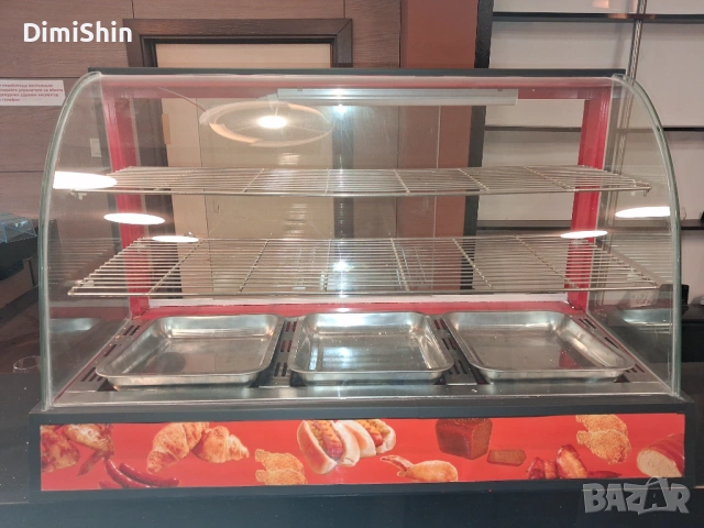 Професионална, електрическа, топла витрина