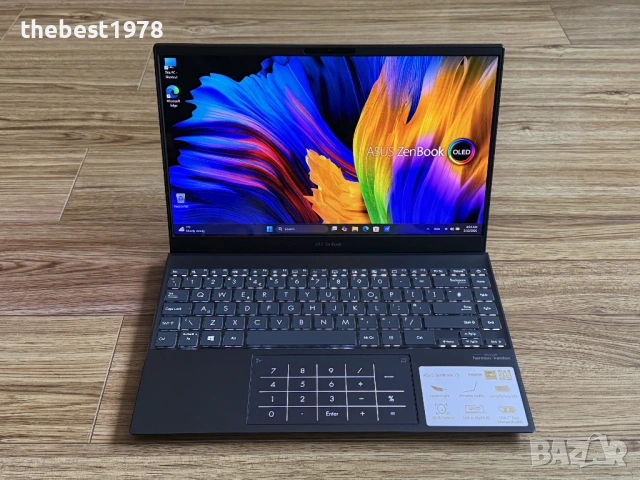 13.3 OLED ZenBook UX325J`Core i5-1035J4/512GB SSD/8GB RAM/1Кг/Harman Kardon