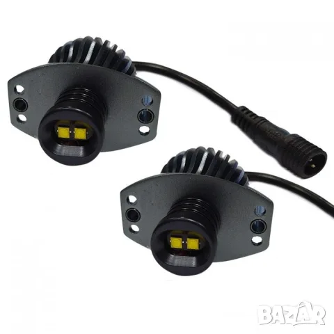LED диоди за ангелски очи BMW E90 E91 комплект 2 броя, снимка 3 - Аксесоари и консумативи - 55864682