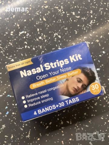 Магнитни ленти за нос с калъф за съхранение, 30 бр., устройства против хъркане,универсално прилягане, снимка 8 - Други стоки за дома - 51777797