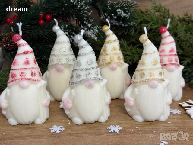 Коледни свещи, снимка 7 - Декорация за дома - 52076340