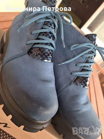 Дамски боти от естествена кожа , снимка 8 - Дамски боти - 38700426