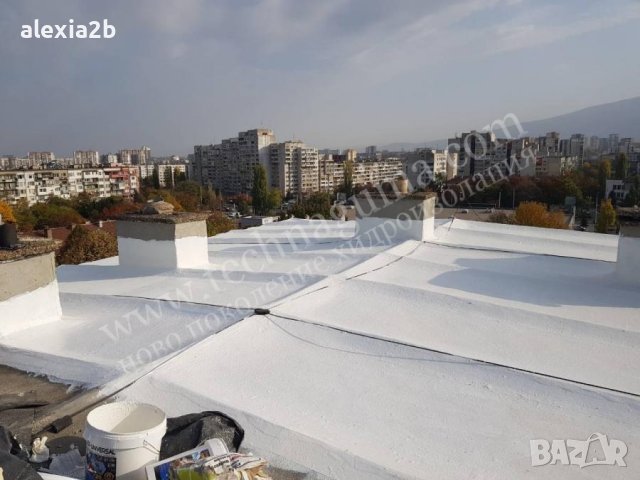 Полагане на хидроизолация с течна гума на плоски покриви и открити тераси., снимка 4 - Други услуги - 41526742