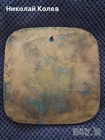 Медно месингова пластика тракийски конник, снимка 2 - Други ценни предмети - 49426695