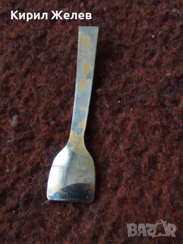 Лъжица за сладко или масло малка 53814, снимка 3 - Антикварни и старинни предмети - 53485119