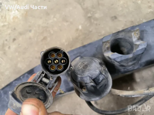 Оригинален теглич основа с болтове за Фолксваген Туарег VW Touareg 716803921A / 716 803 921 A, снимка 3 - Части - 47500602