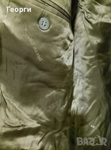 Ново мъжко сако Pierre Cardin от 100% вълна, снимка 7 - Сака - 53775646