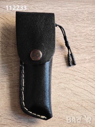 Швейцарска ножка с кожен калъф, снимка 3 - Ножове - 52937426