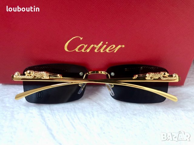 Cartier висок клас слънчеви очила Мъжки Дамски слънчеви 4 цвята, снимка 12 - Слънчеви и диоптрични очила - 41937840