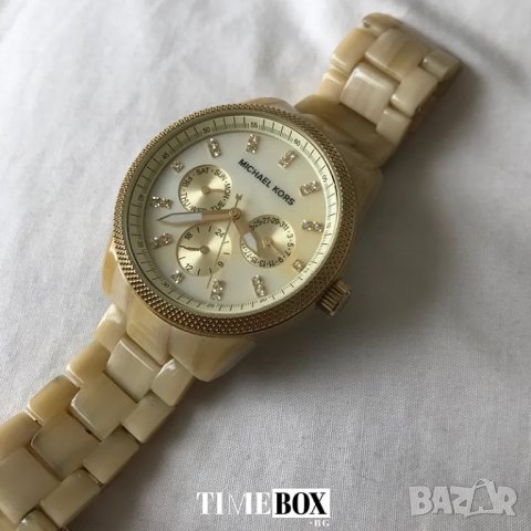 Michael Kors MK5039 Ritz Jet Set Horn. Нов дамски часовник, снимка 2 - Дамски - 38811135