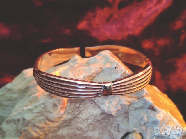 Медна терапевтична гривна 16, снимка 2 - Гривни - 53686351