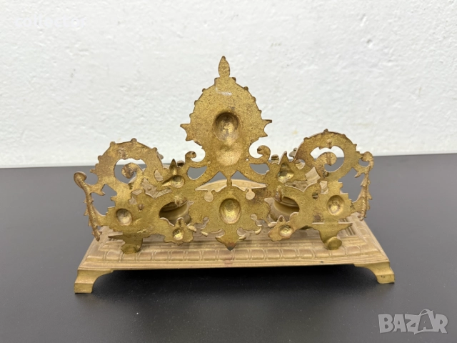 Барокова мастилница началото на XXв. №7696, снимка 7 - Антикварни и старинни предмети - 52687233