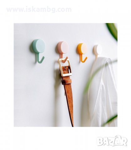 КОМПЛЕКТ 10БР. ЦВЕТНИ САМОЗАЛЕПВАЩИ СЕ ЗАКАЧАЛКИ - код  2941, снимка 9 - Други стоки за дома - 33906482