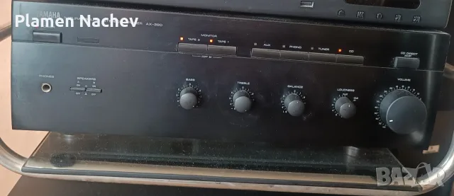 Усилвател Yamaha AX-390, снимка 5 - Ресийвъри, усилватели, смесителни пултове - 55705284