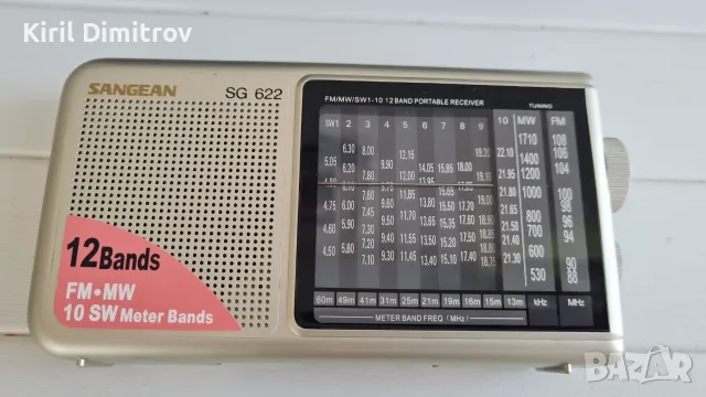Sangean SG-622 – качествено ретро радио, снимка 6 - Радиокасетофони, транзистори - 56073130