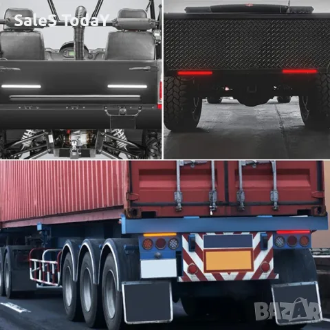 Диоден габарит за мотор, джип, камион, автомобил, Габарити, Жълт, снимка 4 - Аксесоари и консумативи - 47300789