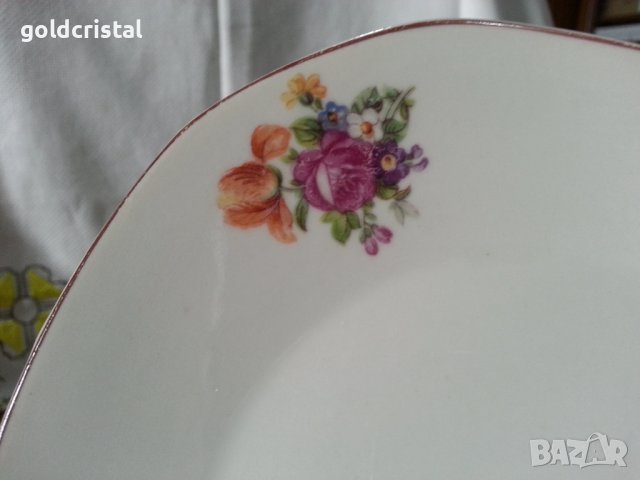 Стар български порцелан чинии , снимка 5 - Антикварни и старинни предмети - 41776511